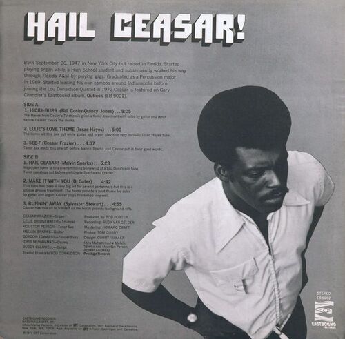 Ceasar Frazier : Album " Hail Ceasar ! " Eastbound Records EB 9002 [ US ]