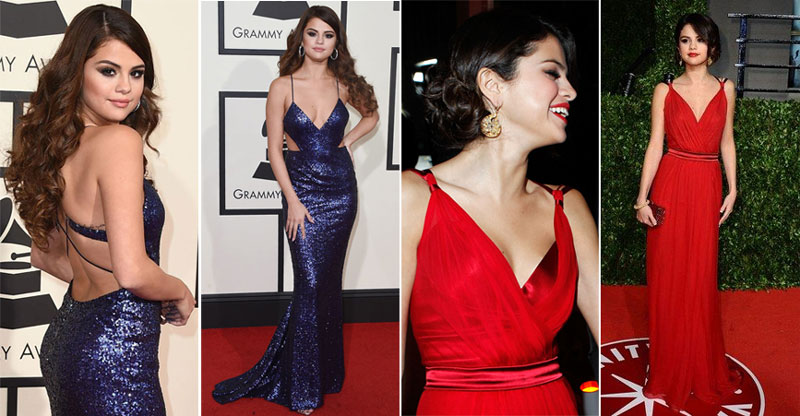 robes de soirée Selena Gomez