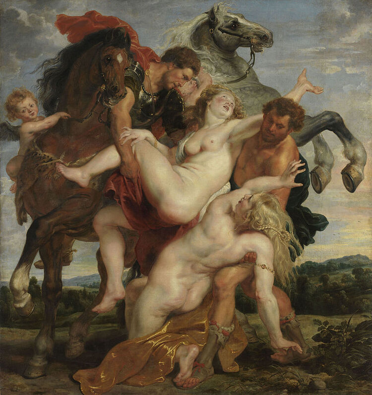L'enlèvement des filles de Leucippe ( 1618)
