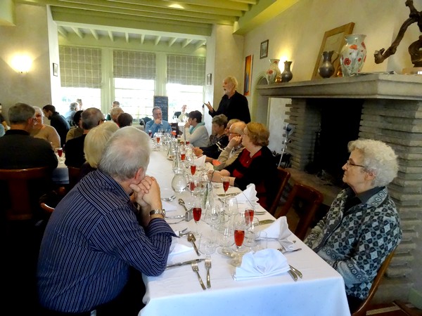 Le repas annuel de la Section-Peinture des amis du Châtillonnais a eu lieu au Restaurant de la Côte d'Or à Châtillon sur Seine