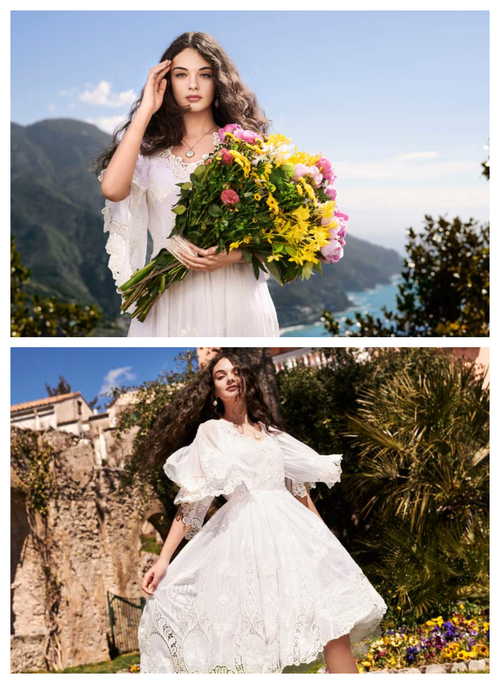 Les premières images de Deva Cassel, la fille de Vincent Cassel et Monica Bellucci, pour Dolce & Gabbana