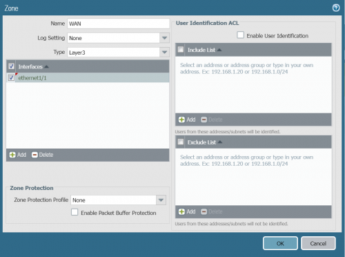 Configuration basique d'un pare-feu Palo Alto (vlan, nat, accès internet)