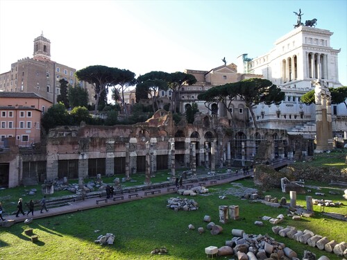 Autour du Forum de Trazan à Rome (photos)