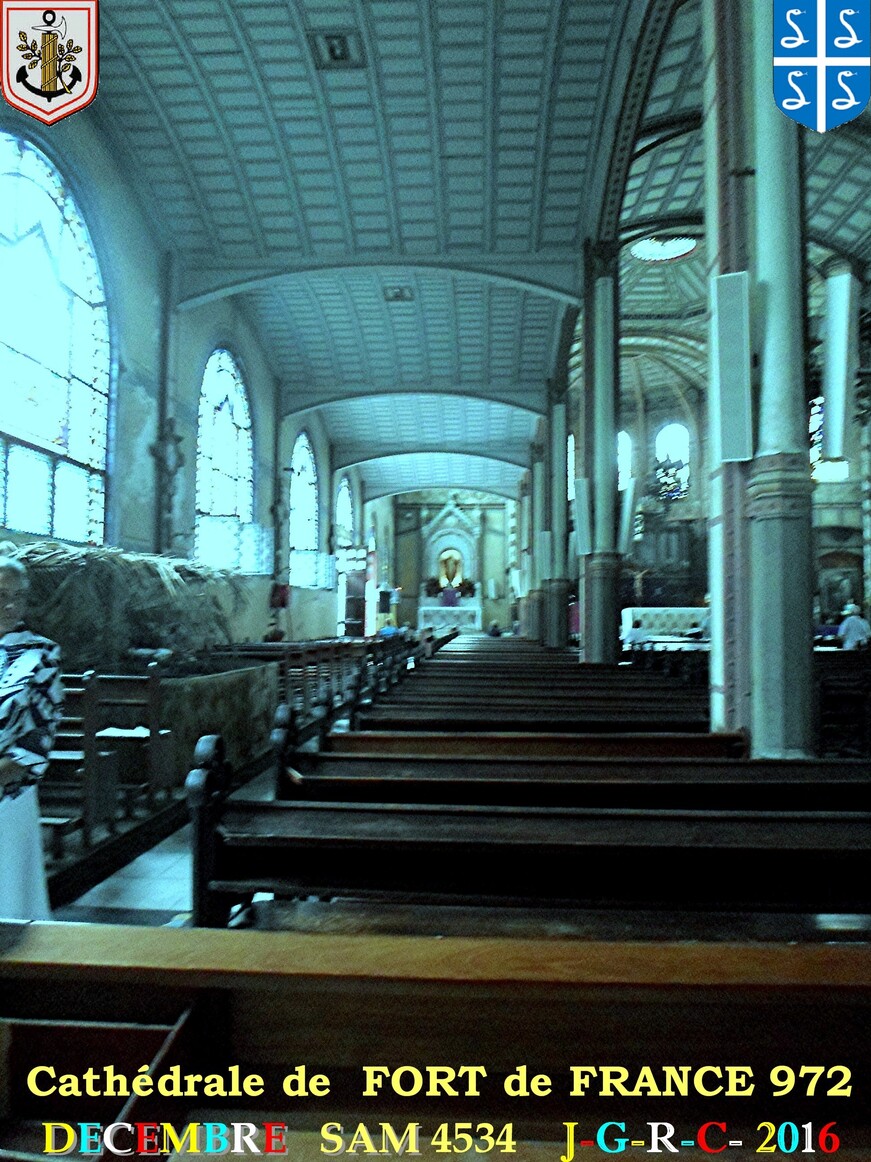 EGLISE DE MARTINIQUE:  Cathédrale de FORT de FRANCE  1/5       D 16/05/2017