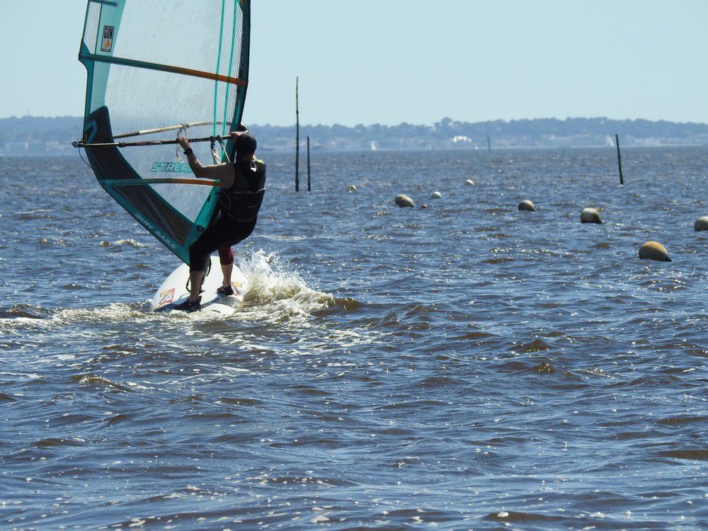 Une plage sur le Bassin d'Arcachon, en mai 2020...