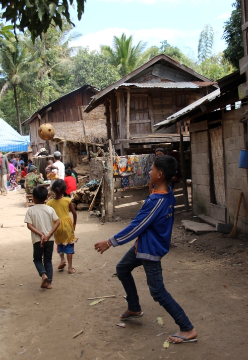 Village de Ban Bor,  entre Pakbeng et Louang Prabang