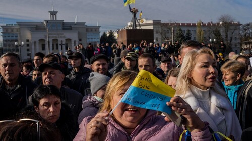 UKRAINE - APRES LA LIBERATION DE KHERSON