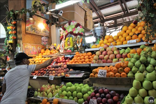 Le marché de Port-Louis, île Maurice