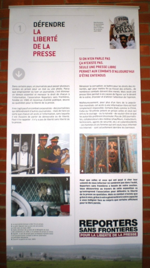 RSF : La Liberté de la Presse