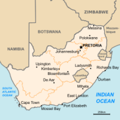 Description de l'image Map_of_South_Africa.svg.