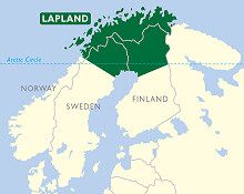 Lapland On World Map H. Easter Weekend In Lapland - Vincent-Finland