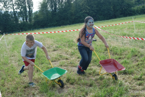 La course de  brouettes