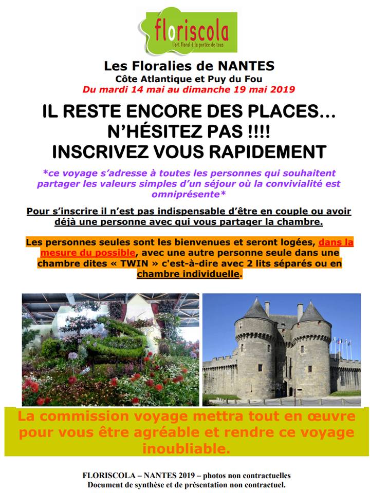 Voyage à Nantes en mai 2019