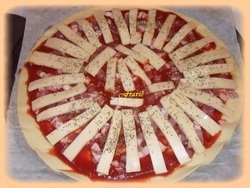pizza lardons / raclette