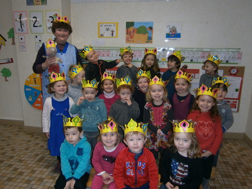 Galette des rois à la maternelle 