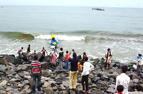 Ganesh à l'eau