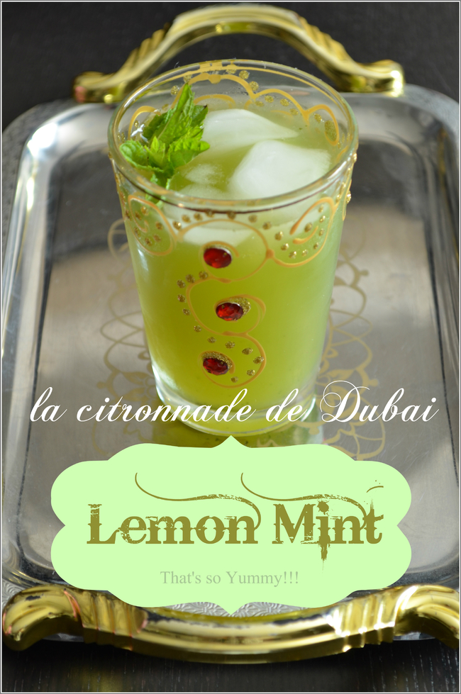 Lemon Mint {la citronnade de Dubaï}