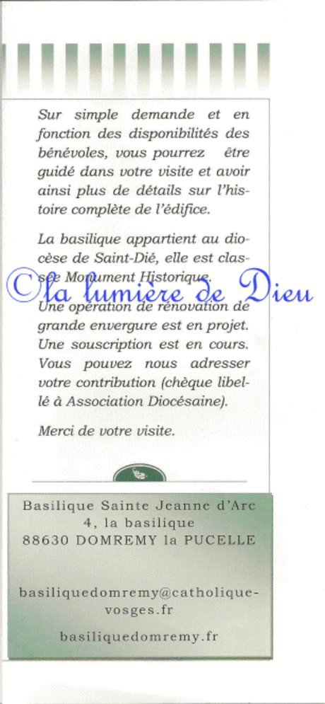 Domrémy, basilique Sainte Jeanne d'Arc