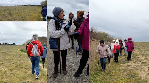 Rando à Etel le 25 04 2024 .27 randonneurs ont marché 8km sans une goutte de pluie !!!!!