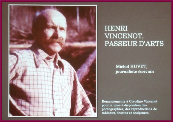 Michel Huvet a évoqué son ami  Henri Vincenot, "passeur d'art", pour les Amis d' Aignay et des alentours...