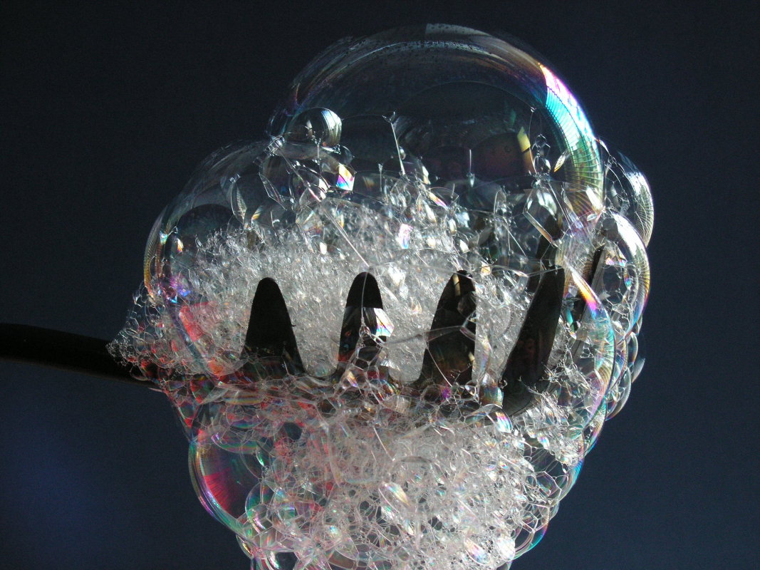 Photo : bulles de savon - Polygone