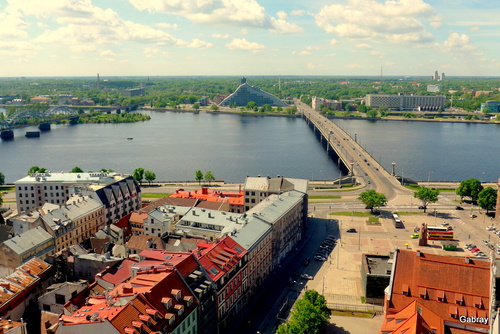 Riga (Lettonie) : vues panoramiques ... n 4