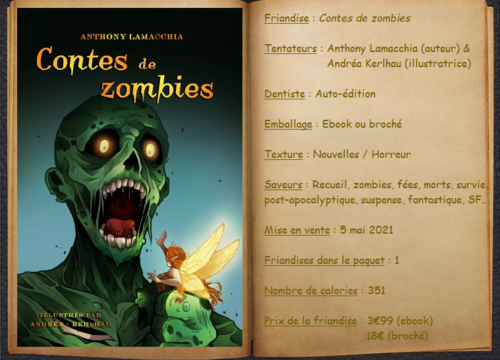 Contes de zombies - Anthony Lamacchia (auteur) & Andréa Kerlhau (illustratrice)