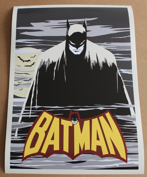 Affiche Batman style vintage