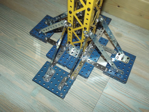 Grue Tour de chantier en Meccano