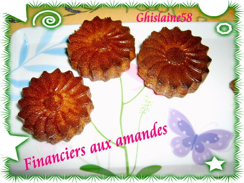 Financiers aux amandes