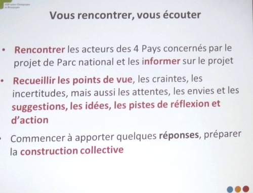 Rencontre entre Christophe Gallemant, directeur du GIP, et les adhérents de la CDESPC...