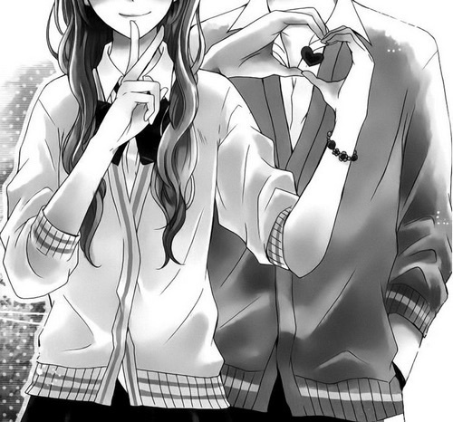 Image de love, anime, and couple