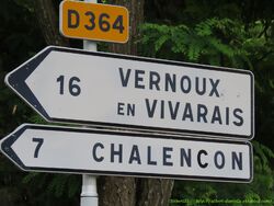 le village de Chalencon 