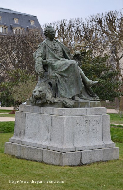 Statue de Buffon Jardin des Plantes 1