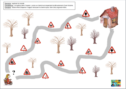 PS/MS /Album "Le code de la route " : TROUVER LE BON CHEMIN