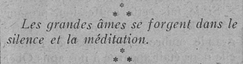 Les grandes âmes (Le Fraterniste, 15 mars 1924)