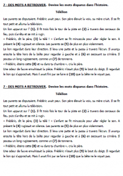 EXERCICES DE LECTURE