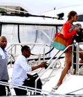 Beyonce et sa famille sur l'île de St Barth !