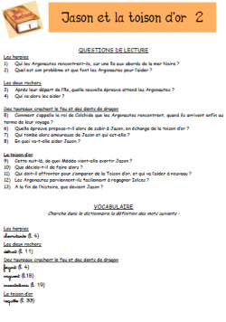 PROJET MYTHOLOGIE CM