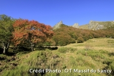 la vallée de Chaudefour en automne