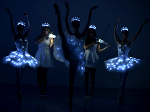 dance ballet dancers lights