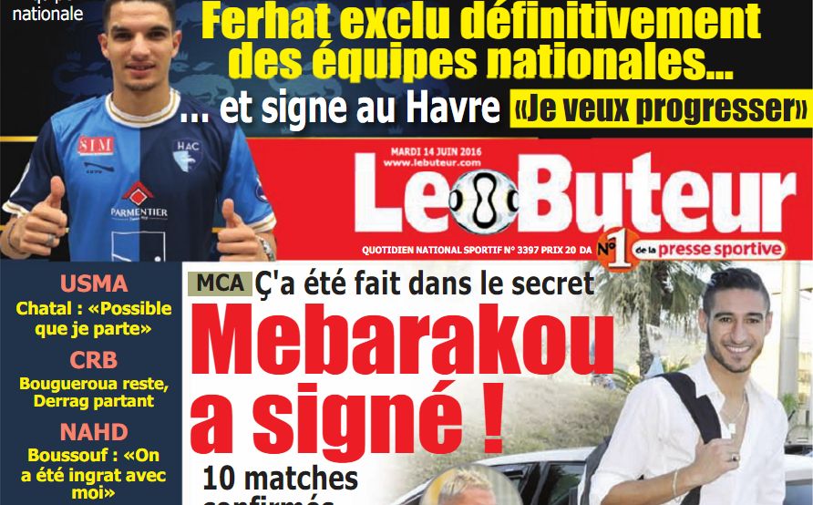 Mebarakou Zidane au Mouloudia