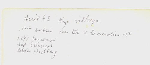 * Eze-Village.  Avril 1945 - Précieuses photos de l'adjudant Cruciani