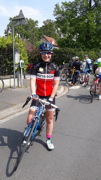 Elisa Polidori (ACCPorcien) tout sourire après sa victoire