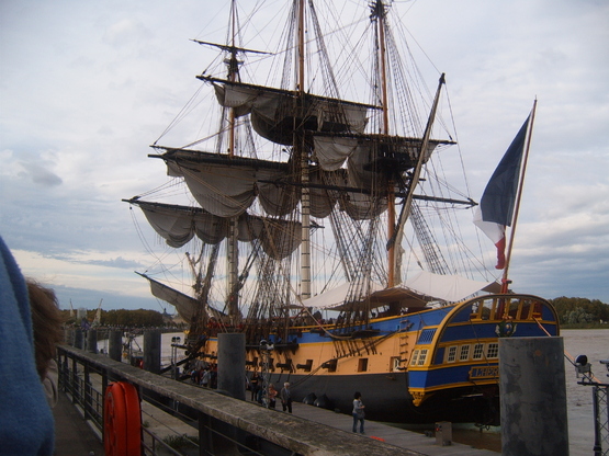 l'Hermione à Bordeaux 1er Episode.