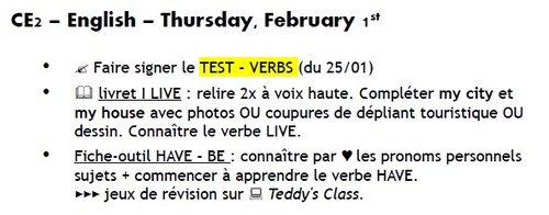 CE2 Int. - We HAVE verbs ... and subjects !