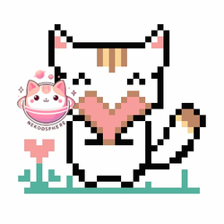 [Grille PixelArt] Neko Kokoro