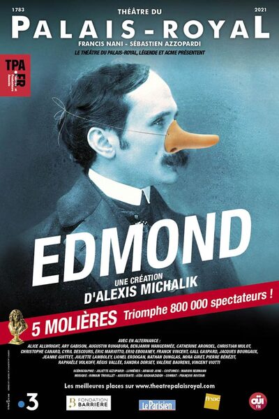 Nous avons vu Edmond d'Alexis Michalik au théâtre du Palais-Royal