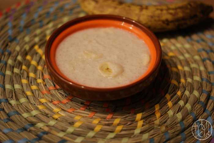 Tapioca banane et lait de coco