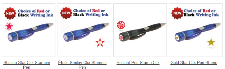 un peu de pub : classroom capers : de nouveaux stylos tampons - un petit  coin de partage